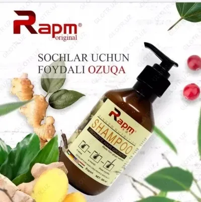 Укрепляющий шампунь против выпадения волос - Rapm