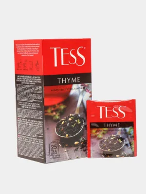 Чай черный TESS THYME, 1.5г * 25 пакетиков