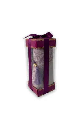 Подарочный набор - молитвенный коврик и четки a020 SHK Gift фиолетовый