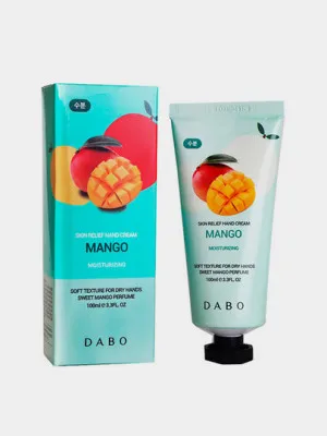 Увлажняющий крем для рук с экстрактом манго Dabo Hand Cream Mango , 100мл