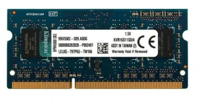 Operativ xotira Kingston DDR3 4GB SODIMM
