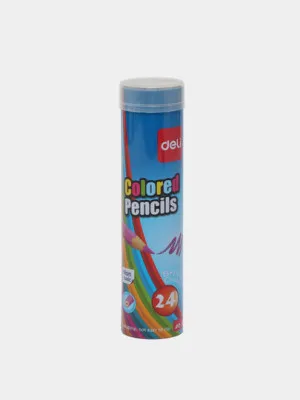 Цветные карандаши Deli 37121, 24 цвета  