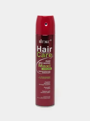 Лак для волос Витэкс Maxi Hair Care Сверхсильная фиксация, 300 мл 