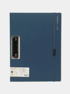 Папка-планшет с боковым зажимом Deli NS178, синяя