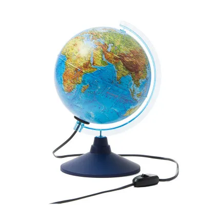 Глобус политический Globen, 21 см, с подсветкой на круглой подставке