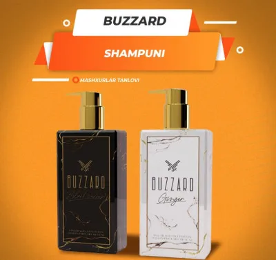 BUZZARD chuqur tozalash uchun premium aqlli shampun