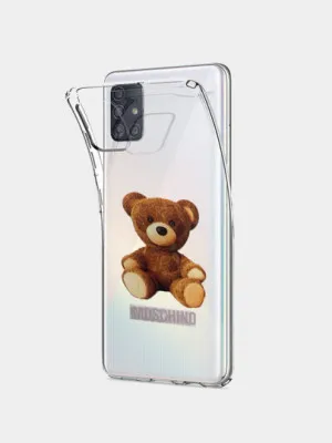 Чехол для Xiaomi Redmi "Moschino", прозрачный