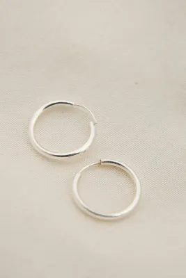 Серебряные серьги, модель: кольца ekp11008 Larin Silver