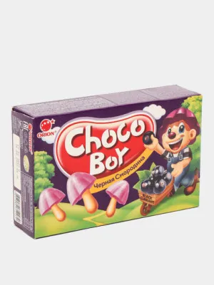 Печенье ORION Choco Boy Чёрная смородина, 45 гр