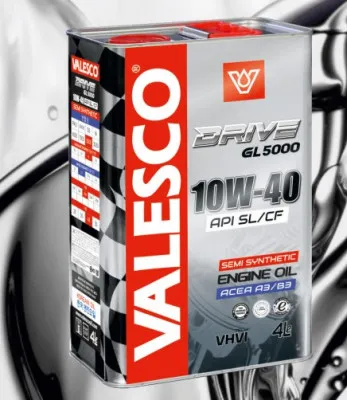 Масло полусинтетическое VALESCO X-DRIVE GJ5000 SAE API  SL/CF 10W-40 1/3/4/20/60/200  л