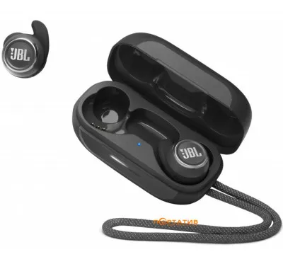 Беспроводные спортивные наушники с шумоподавлением JBL Reflect Mini NC, Черный