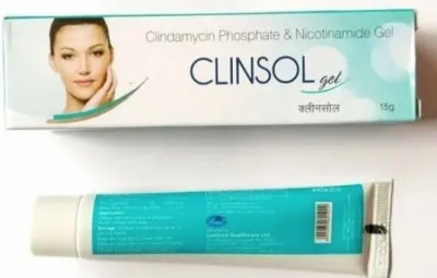 Clinsol gel akne uchun (klindamitsin fosfat va nikotinamid)