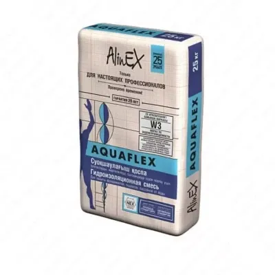 Гидроизоляция Aquaflex 25 кг ALINEX