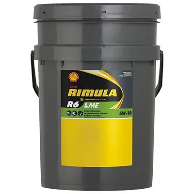 Масло синтетическое для дизельных двигателей SHELL Rimula R6 LME 5x30  20л