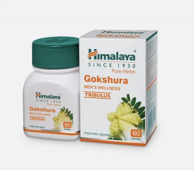Таблетки для здоровья мужчин Himalaya Gokshura, 60 таблеток,