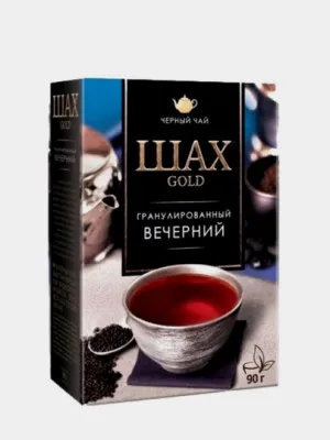 Чёрный чай ШАХ Gold, бергамот, 90 г