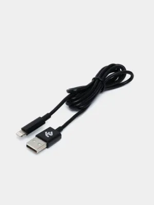Кабель 2Е Cable USB 2.4 to Lightning Black