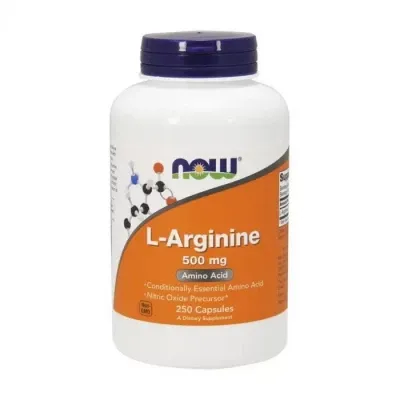 Аминокислота L-ARGININE NOW 500 мг