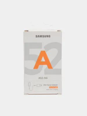 Адаптер питания  Samsung A52 Charger PD SUPER FAST Type-C, белый