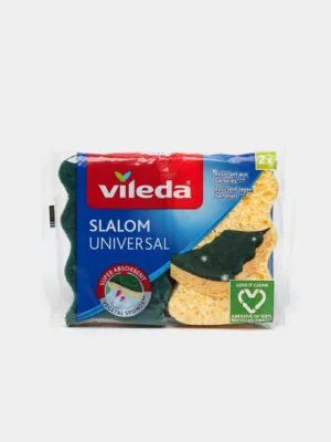 Губка кухонная Vileda Slalom Universal, 2 шт