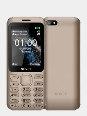 Телефон NOVEY X100 Gold