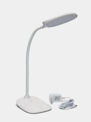Настольный светильник ЭРА NLED-453-9W-W, регулировка яркости и цвета, белый