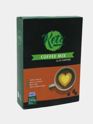 Кофе для похудения Slim Keto Coffee Mix, 30 пакетов