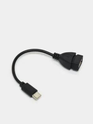 OTG переходник Type-C на USB с проводом / отг