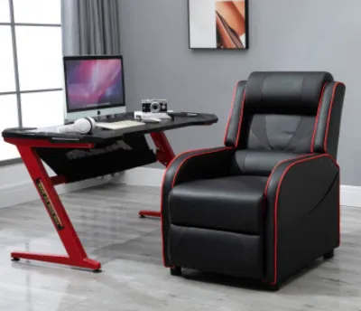 Компьютерное кресло ROBERTO SOFA черная + красная линия