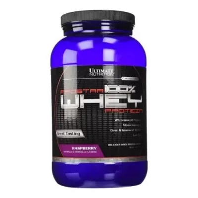 Ultimate Nutrition Prostar 30serving (протеин простар, малина, Banana, Chocolate) 100% Whey Protein (907 g)