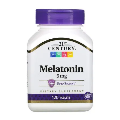 Мелатонин 21st Century, 5 мг, 120 таблеток
