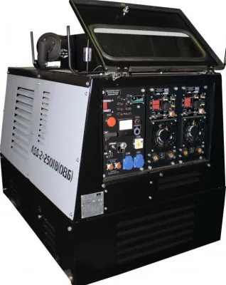 Сварочный агрегат типа АДД – 2х2501В (Двух постовой с дополнительным генератором 4 kW)