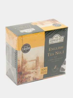 Чай чёрный Ahmad tea Английский №1, 100 x 2 гр