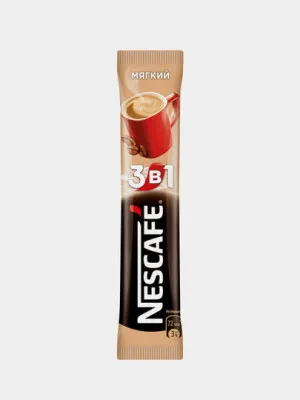 Растворимый кофе Nescafe 3 в 1 мягкий, 14.5г