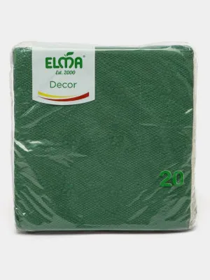 Салфетки Elma 33х33 Classic (231) (зеленные)