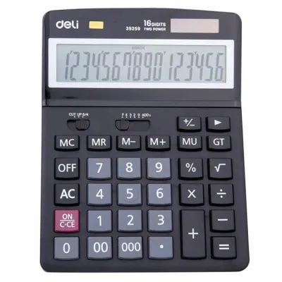 Калькулятор 16 разрядов 39259 Deli