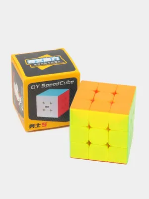 Головоломка Кубик Рубика 3x3  Цветной пластик