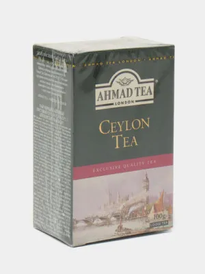 Черный чай Ahmad Tea Ceylon, листовой, 100 г