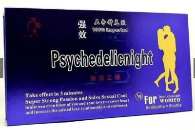 Psychedelienight 10% - ayollar uchun Viagra