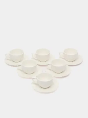 Набор чайных чашек и блюдец Wilmax WL-880106/6C, 170 мл, 6 пар в подарочной упаковке 