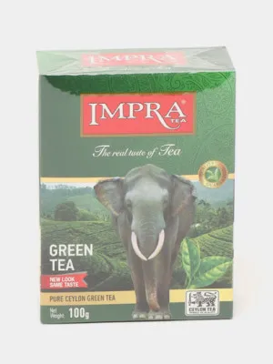 Чай зеленый IMPRA мелколистный чистый, цейлон, 100 гр