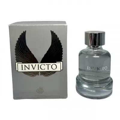 Eau de Parfum Invicto Fragrance World, erkaklar uchun, 100 ml