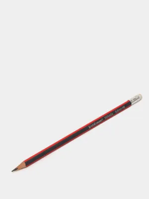 Чернографитный трехгранный карандаш с ластиком  ErichKrause Sonata HB