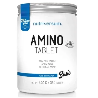 Aminokislotalar kompleksi Nutriversum Amino Tablet Aminokislotalar 300 tab