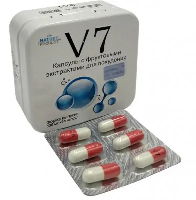 Капсулы для похудения V7 36 капсул