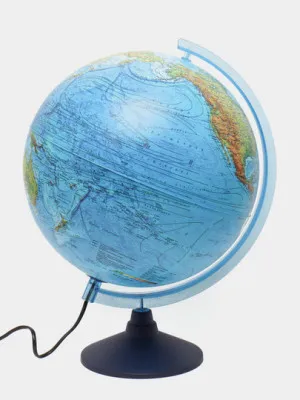 Глобус физико-политический Globen, 32 см, с подсветкой, на круглой подставке