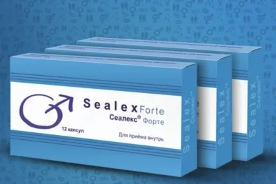 Erkak kuchi uchun planshetlar Sealex Forte Plus (12 jadval.)