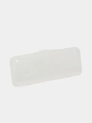 Пенал-футляр Стамм "Премиум Crystal", пластик, прозрачный, 210*90*40 мм