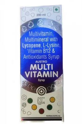 Мультивитаминный сироп Multi vitamin syrup Austro lab
