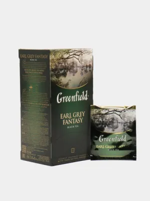 Черный чай Greenfield Grey Fantasy, 25 * 2 г